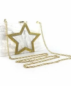 Lola And The Boys Handbags Acrylic Clutch | Purse