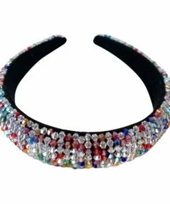 Lola + The Boys Crystal Encrusted Headband