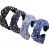 Lola + The Boys Denim Knot Headbands Hair Accessories
