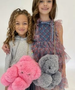 Lola + The Boys Fuzzy Bear Purse New Arrivals