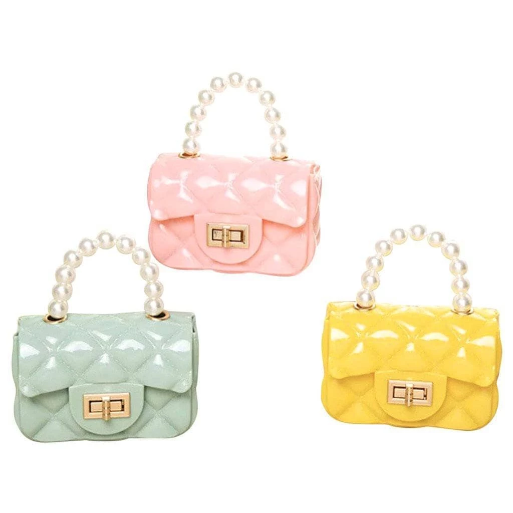 Lola + The Boys Girls Mini Coco Pearl Purse