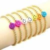 Lola + The Boys Jewelry Smiley Gold Bracelets