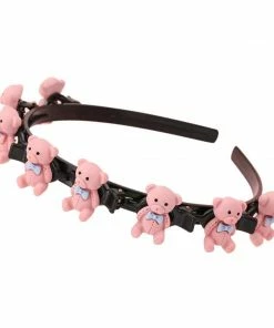 Lola + The Boys All Over Teddy Bear Headband Girls