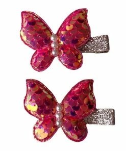 Lola + The Boys Butterfly Hair Clip (Pack Of 2) New Arrivals