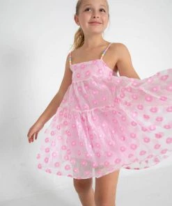 Lola + The Boys New Arrivals Candy Beaded Daisy Dress