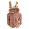Lola + The Boys Girls Fluffy Bunny Star Coat