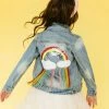 Lola + The Boys Crystal Rain Denim Jacket New Arrivals
