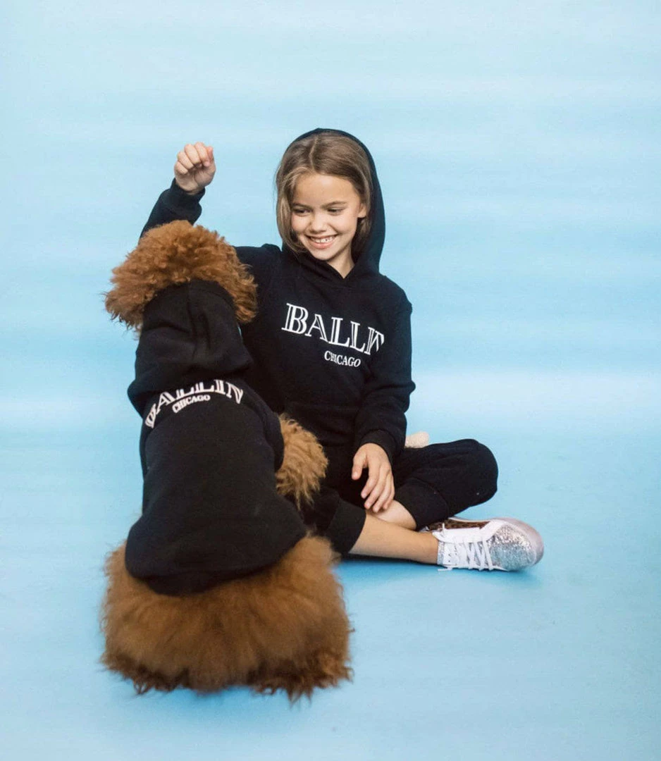 Lola + The Boys Lola + The Pups Ballin Paris Puppy Hoodie