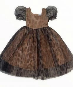 Lola + The Boys Cheetah Tulle Dress