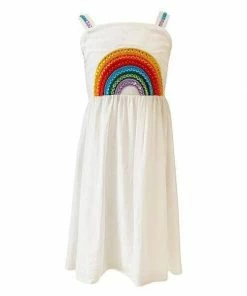 Lola + The Boys Girls Crystal Rainbow Sun Dress