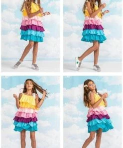 Lola + The Boys Linen Ruffle Sun Dress