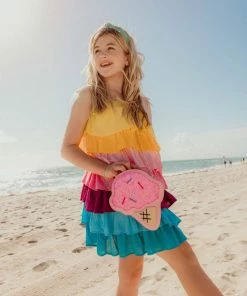 Lola + The Boys Linen Ruffle Sun Dress