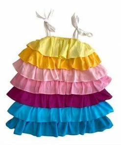 Lola + The Boys Linen Ruffle Sun Dress