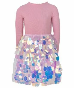 Lola + The Boys Girls Paillette Magic Dream Dress