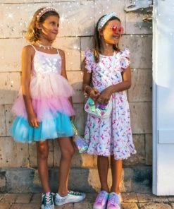 Lola + The Boys Paillette Ombre Tutu Dress