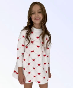 Lola & The Boys New Arrivals Sweetheart Sweater Dress