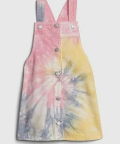 Lola + The Boys Tie Dye Denim Jump Dress