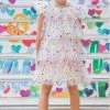 Lola + The Boys Tiers Of Rainbow Dress New Arrivals