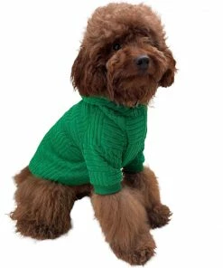 Lola + The Boys Fashionista Pup Emerald Hoodie