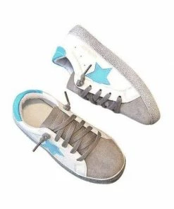 Lola + The Boys Girls Blue Star Sneaker