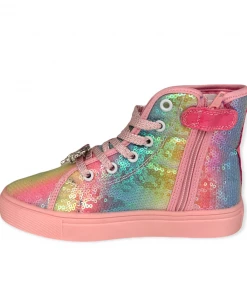 Lola & The Boys Girls Butterfly Sneakers