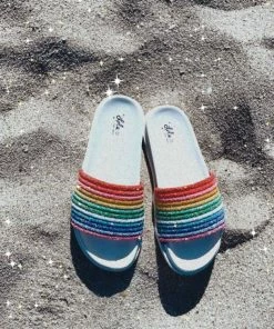 Lola + The Boys Glitter Rainbow Slides