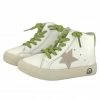 Lola + The Boys Green Happy Star HighTop Sneaker