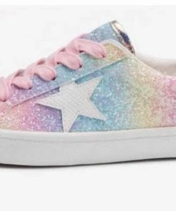 Lola + The Boys Ombre Glitter Star Sneaker