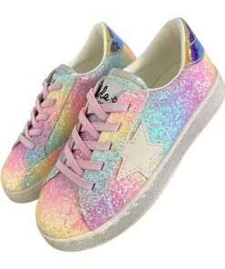 Lola + The Boys Ombre Glitter Star Sneaker