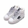 Lola + The Boys New Arrivals Sherpa Star High Top Sneakers