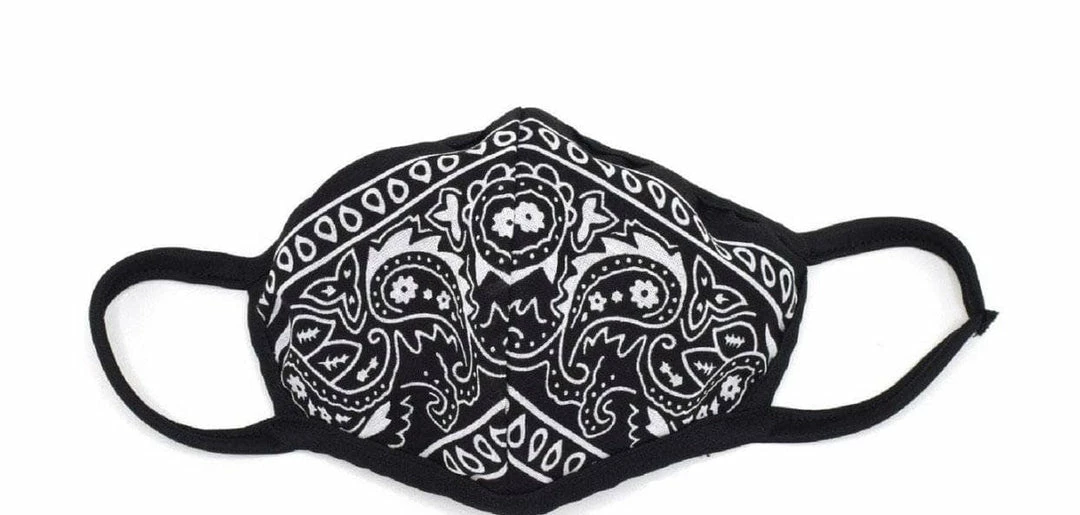 Lola + The Boys Bandana Print Face Mask