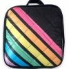 Lola + The Boys New Arrivals Glossy Black Rainbow Lunchbox