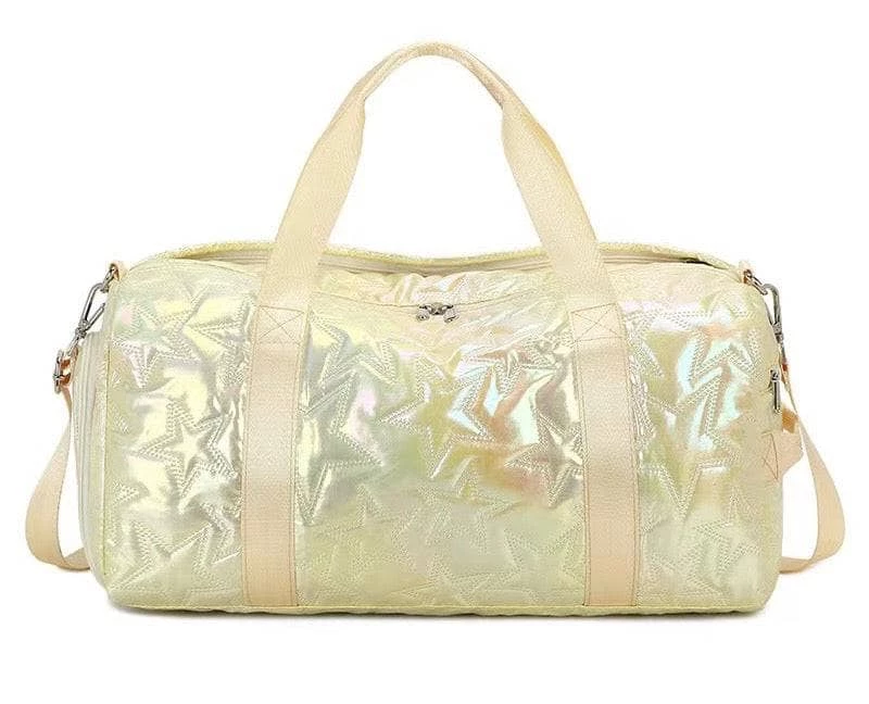 Lola + The Boys New Arrivals Golden Star Duffle Bag