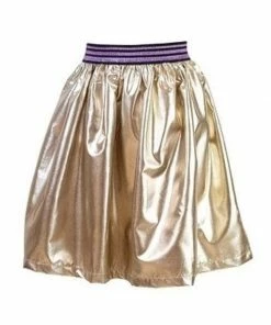 Lola + The Boys Goldie Foil Skirt