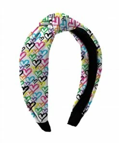 Lola + The Boys Graffiti Heart Headband