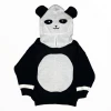 Lola + The Boys Panda Bear Knit Hoodie Girls