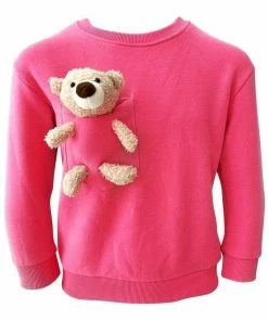 Lola + The Boys New Arrivals Teddy Bear Crewneck