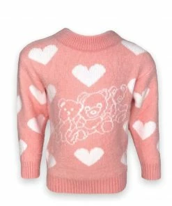 Lola + The Boys I Love Teddy Bears Knit Sweater