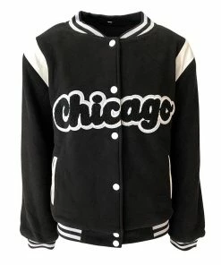 Lola + The Boys Girls Chicago Varsity Bomber Jacket