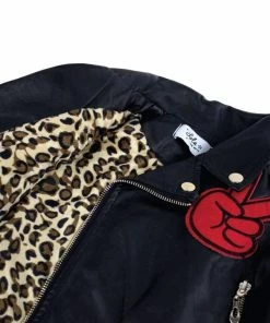 Lola & The Boys All About The Patch Vegan Leather Jacket Girls