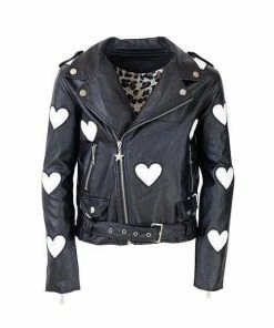 Lola + The Boys Girls I Heart You Vegan Leather Jacket