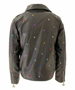 Lola + The Boys Infinity Stone Gem Vegan Jacket