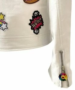 Lola + The Boys Patched Rainbow Daisy Vegan Leather