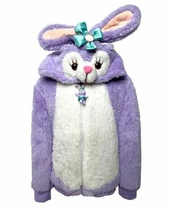 Lola + The Boys Plush Purple Bunny Jacket New Arrivals
