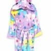 Lola + The Boys Lavender Star Unicorn Robe New Arrivals
