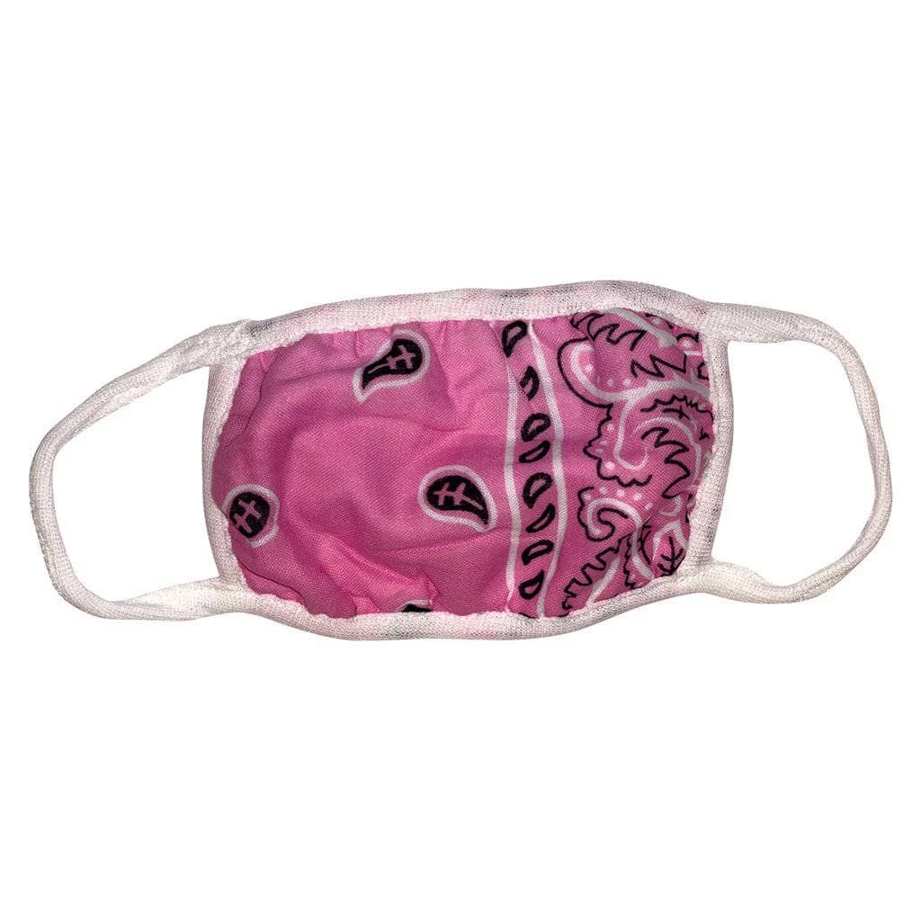 Lola + The Boys Bandana Print Face Mask