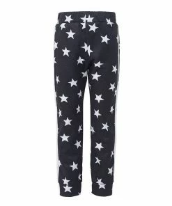 Lola + The Boys Star Striped Joggers