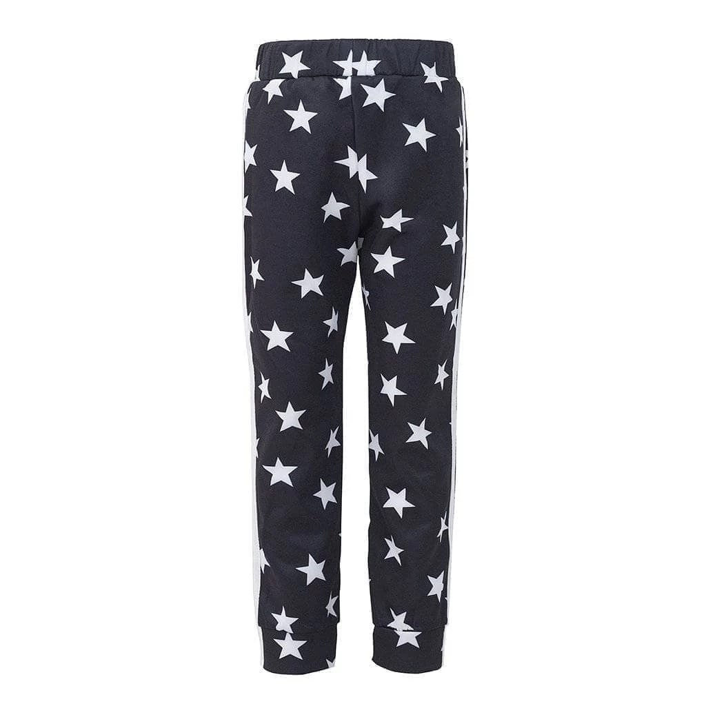 Lola + The Boys Star Striped Joggers