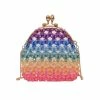 Lola + The Boys Handbags Rainbow Beaded Purse