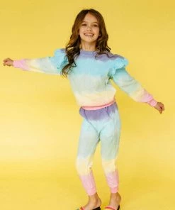 Lola + The Boys Rainbow Dip Dye Waffle Set